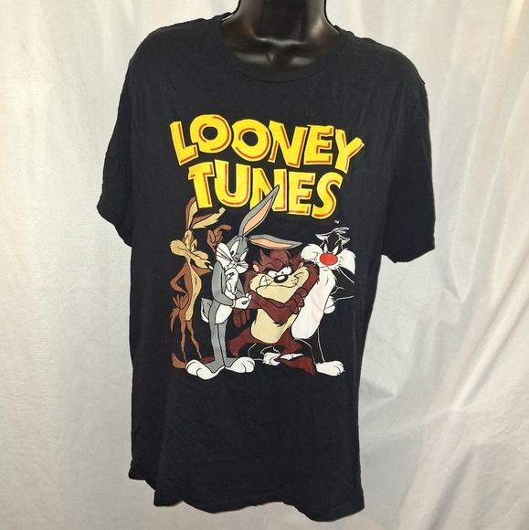 Warner Bros. Black Looney Tunes Tee - Picture 2 of 6